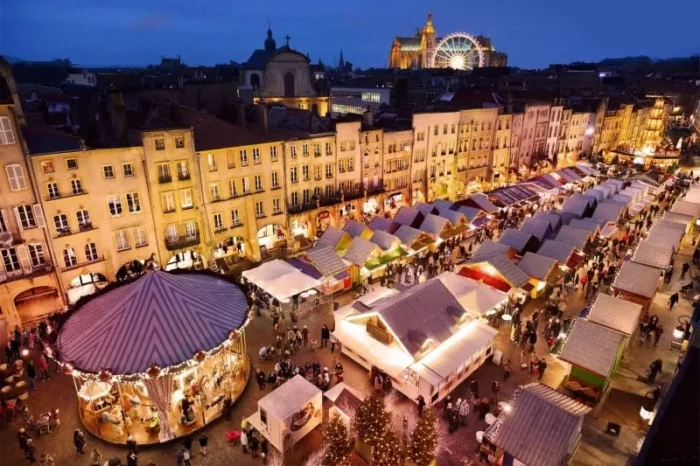Metz Kerstmarkt Op Place Saint Louis